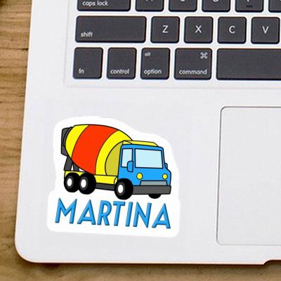 Sticker Martina Mixer Truck Image