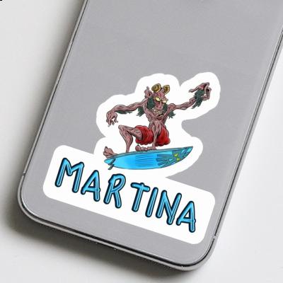 Sticker Surfer Martina Image