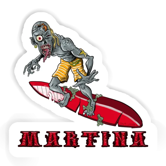 Sticker Martina Surfer Gift package Image