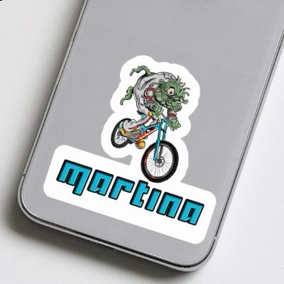 Sticker Martina Downhill-Biker Notebook Image