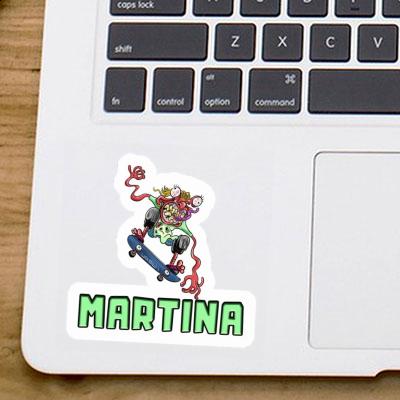 Sticker Skater Martina Notebook Image