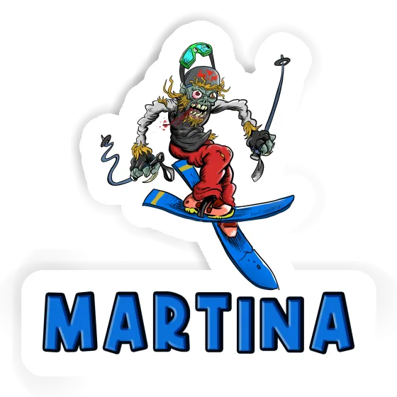 Sticker Martina Skier Image