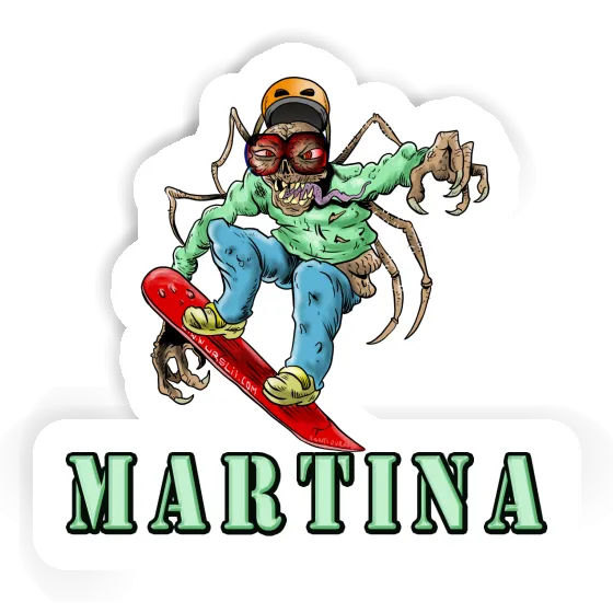 Sticker Martina Snowboarder Gift package Image