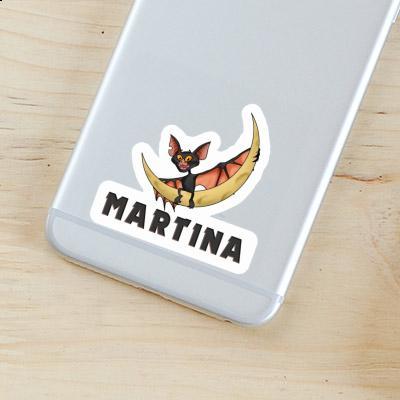 Martina Sticker Fledermaus Notebook Image