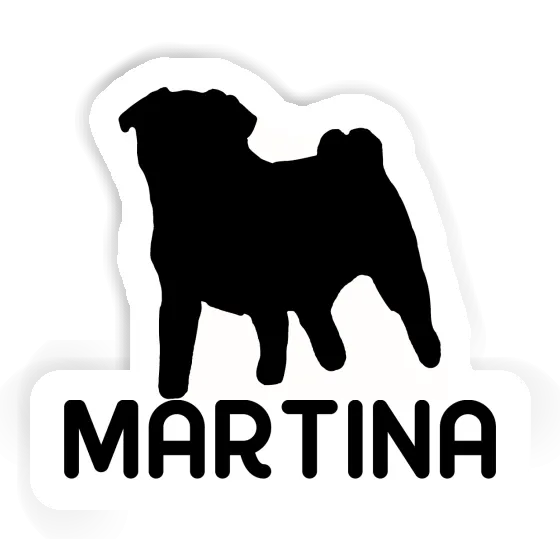 Sticker Pug Martina Notebook Image