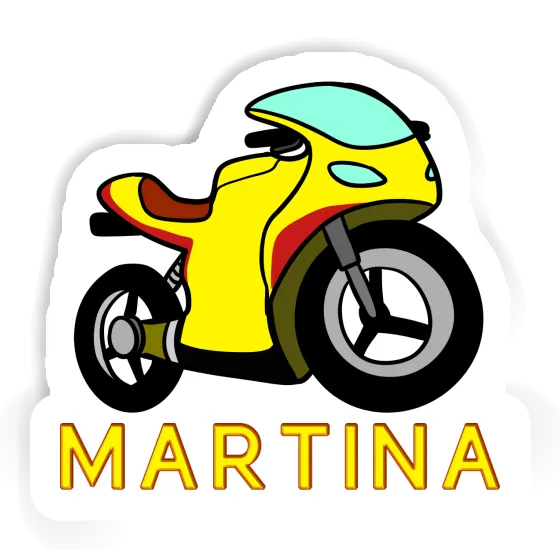 Motorrad Sticker Martina Image