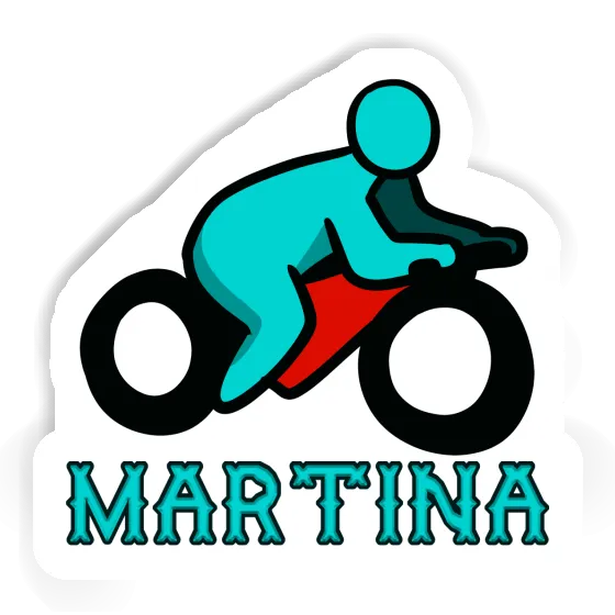 Martina Sticker Motorbike Image