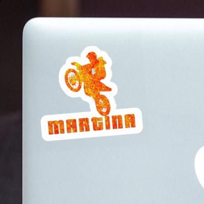 Sticker Martina Motocross-Fahrer Image