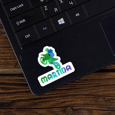 Martina Sticker Motocross Rider Notebook Image