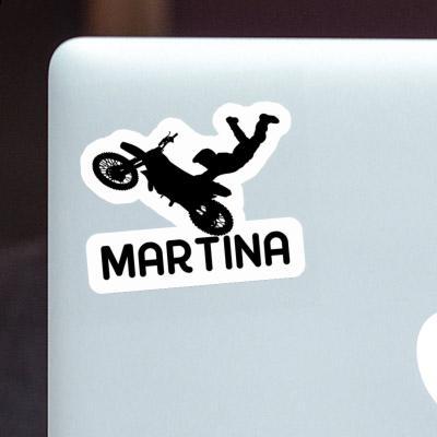 Sticker Motocross-Fahrer Martina Gift package Image