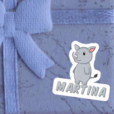 Martina Sticker Rhinoceros Gift package Image