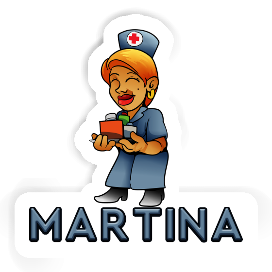 Martina Aufkleber Krankenschwester Image