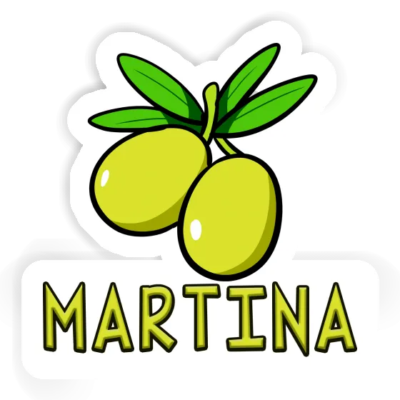 Autocollant Martina Olive Image