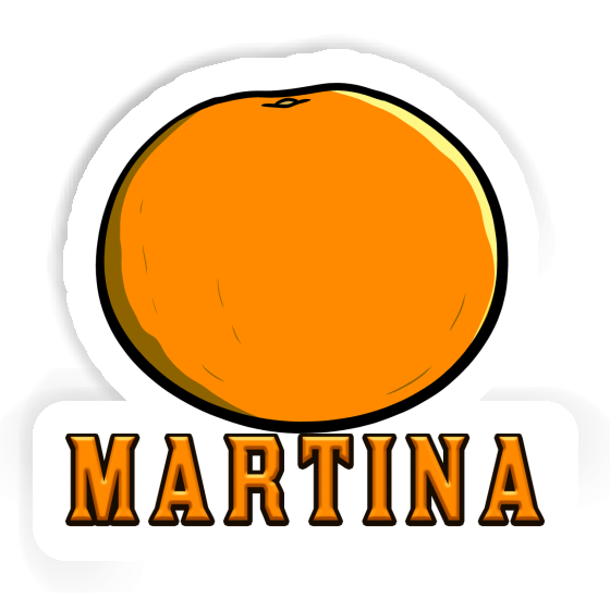 Aufkleber Orange Martina Gift package Image