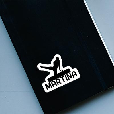 Martina Sticker Gymnast Image