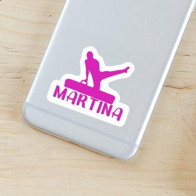 Sticker Gymnast Martina Laptop Image