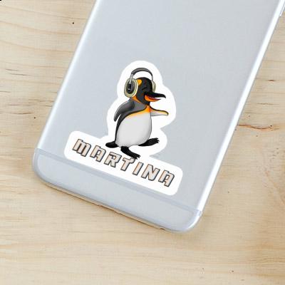 Musik-Pinguin Sticker Martina Image