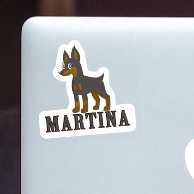 Pinscher Aufkleber Martina Laptop Image