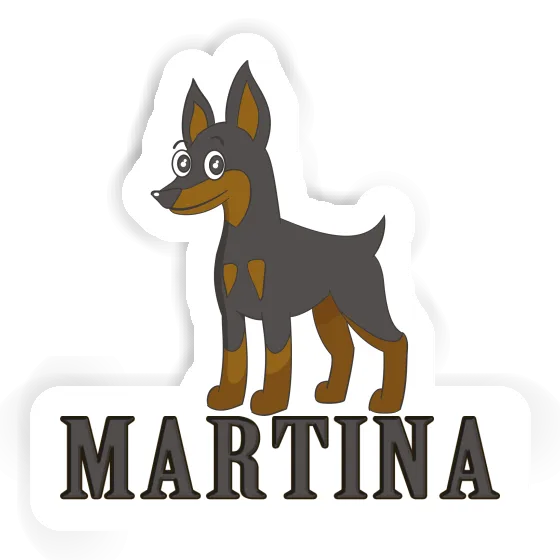 Pinscher Aufkleber Martina Image