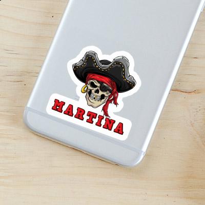 Martina Sticker Pirate-Head Notebook Image