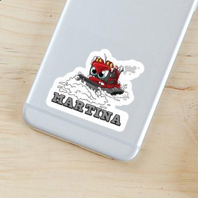 Sticker Martina Snowcat Notebook Image