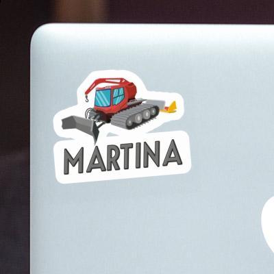 Martina Sticker Snow Groomer Laptop Image