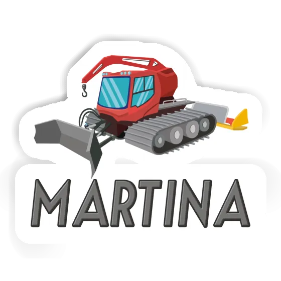 Martina Sticker Snow Groomer Laptop Image