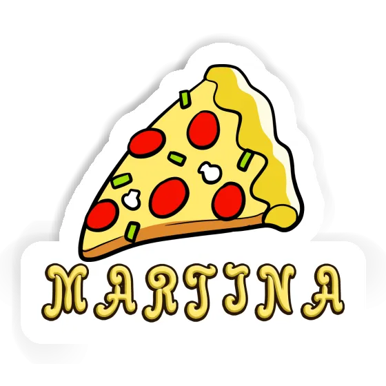 Martina Sticker Pizza Notebook Image