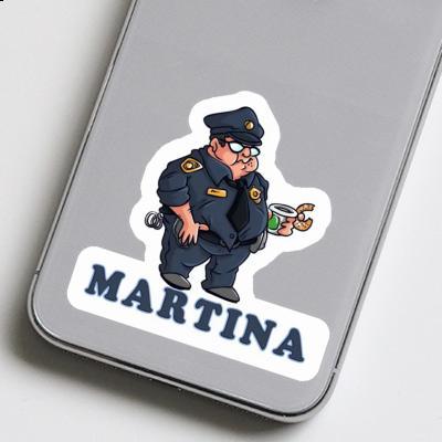 Martina Autocollant Policier Image