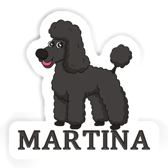 Martina Autocollant Caniche Notebook Image