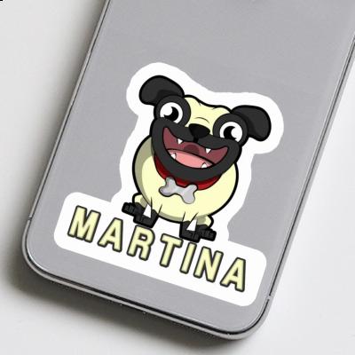 Sticker Pug Martina Notebook Image