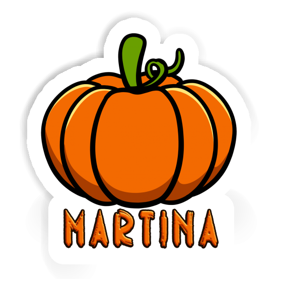 Pumpkin Sticker Martina Laptop Image