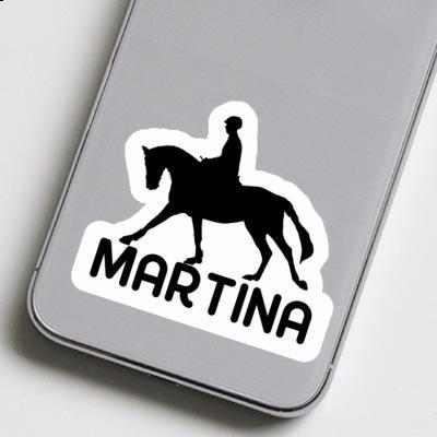 Sticker Martina Horse Rider Laptop Image