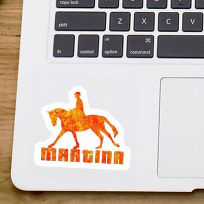 Sticker Martina Horse Rider Notebook Image