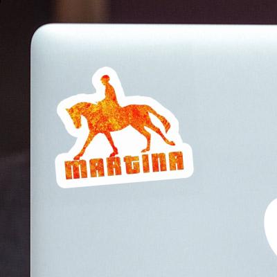 Sticker Martina Horse Rider Notebook Image