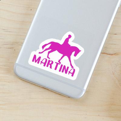 Sticker Martina Horse Rider Notebook Image