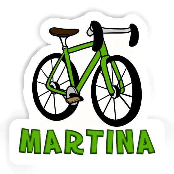 Aufkleber Rennrad Martina Notebook Image