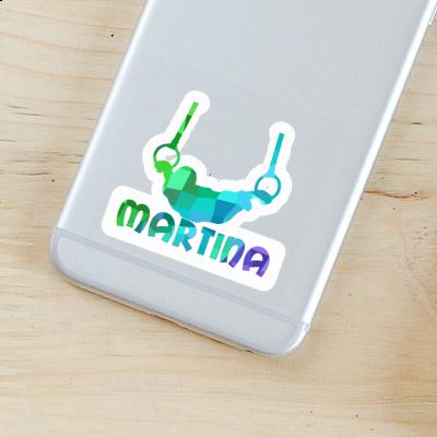 Sticker Martina Ring gymnast Laptop Image