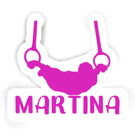 Sticker Martina Ring gymnast Laptop Image