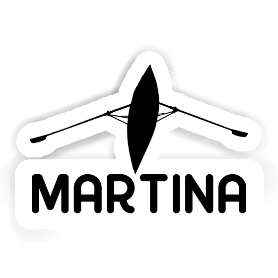 Martina Sticker Rowboat Laptop Image