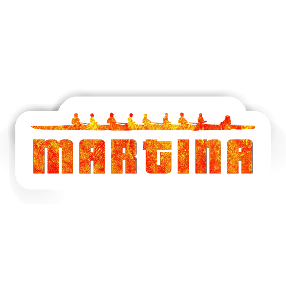 Martina Sticker Rowboat Laptop Image