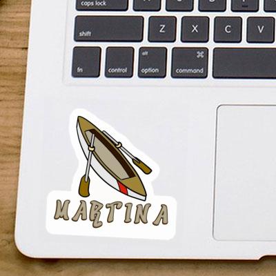 Sticker Martina Rowboat Laptop Image