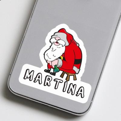 Aufkleber Weihnachtsmann Martina Gift package Image