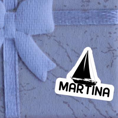 Sticker Martina Segelboot Gift package Image