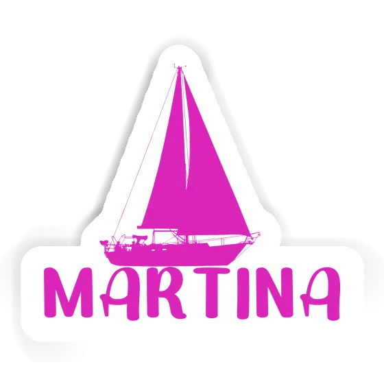 Sticker Martina Sailboat Notebook Image