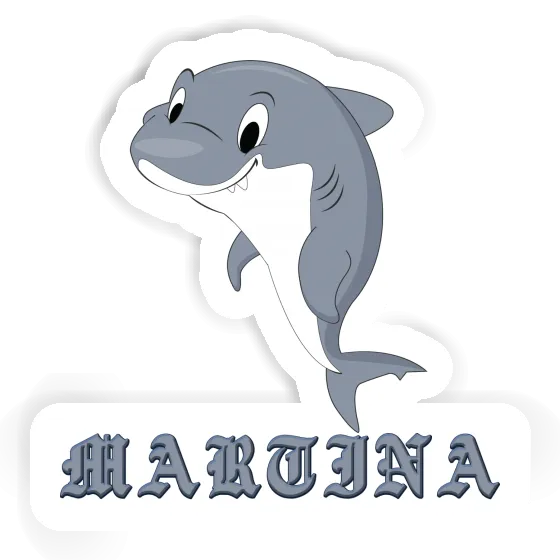 Sticker Martina Shark Gift package Image