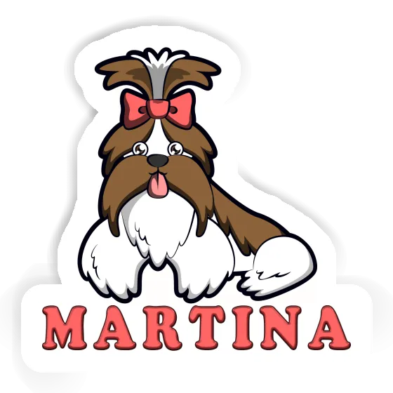 Shih Tzu Autocollant Martina Gift package Image