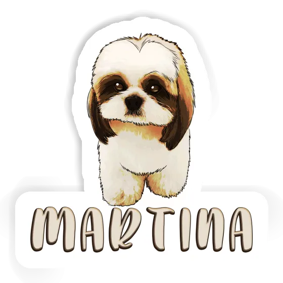 Shih Tzu Sticker Martina Laptop Image