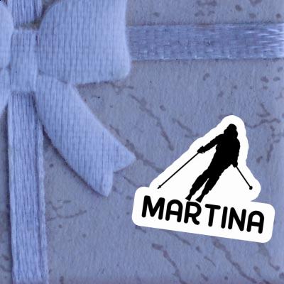 Skifahrerin Aufkleber Martina Gift package Image