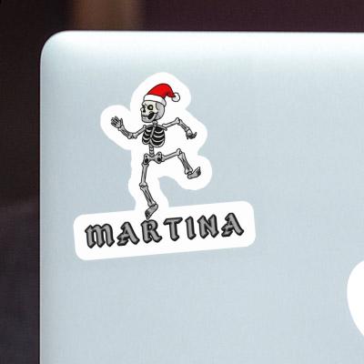 Sticker Martina Skelett Laptop Image